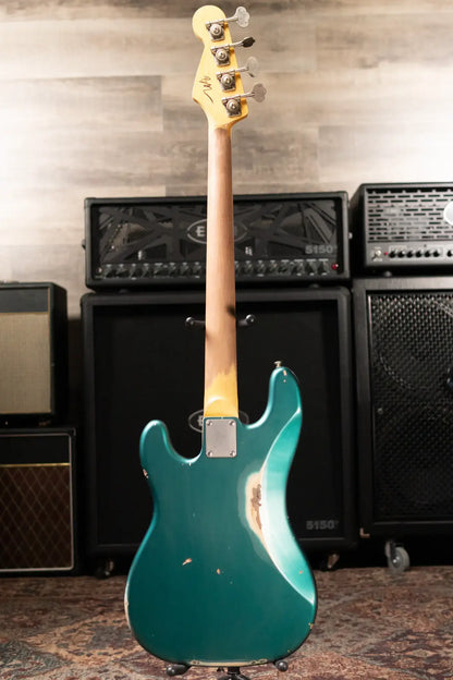 Nash PB-63 Electric Bass - Ocean Turquoise Metallic with Hardshell Case