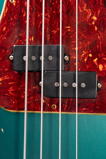 Nash PB-63 Electric Bass - Ocean Turquoise Metallic with Hardshell Case
