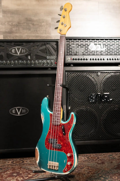 Nash PB-63 Electric Bass - Ocean Turquoise Metallic with Hardshell Case
