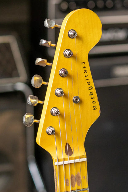 Nash S-57 Electric Guitar - Black with Hardshell Case