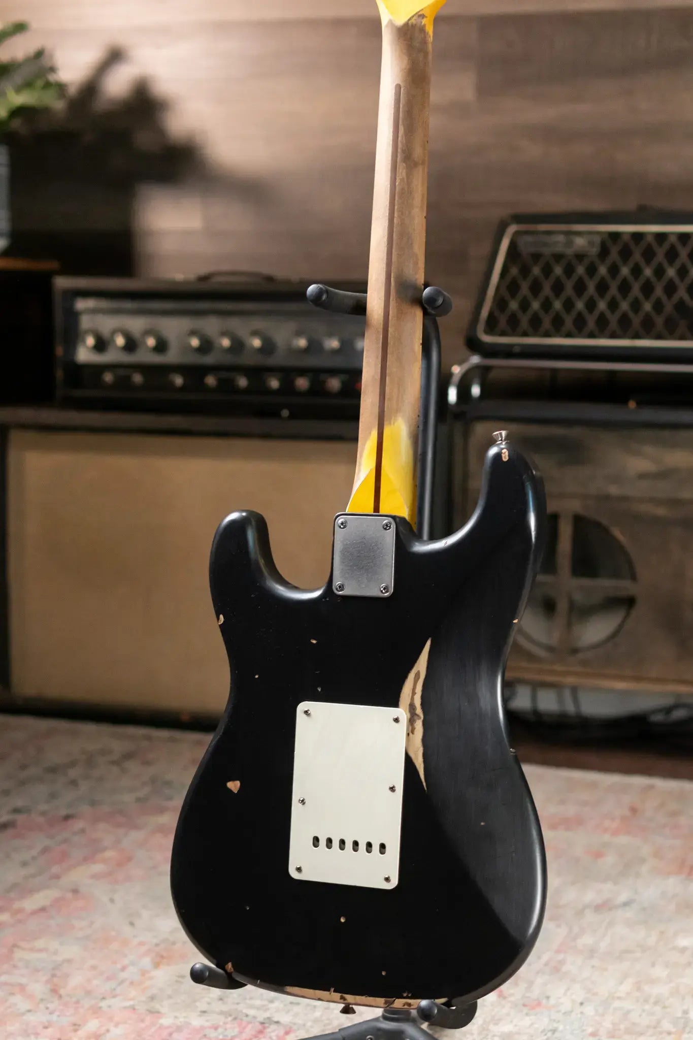 Nash S-57 Electric Guitar - Black with Hardshell Case