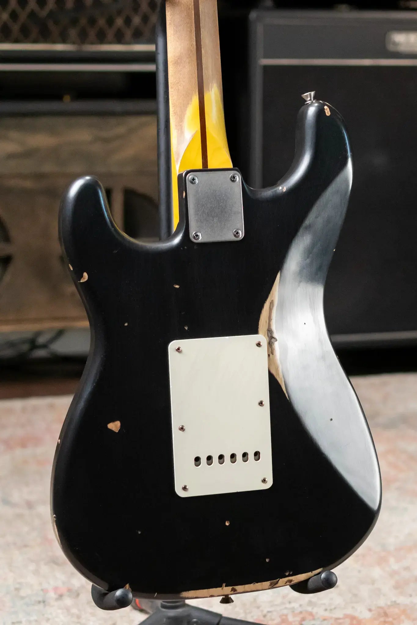 Nash S-57 Electric Guitar - Black with Hardshell Case