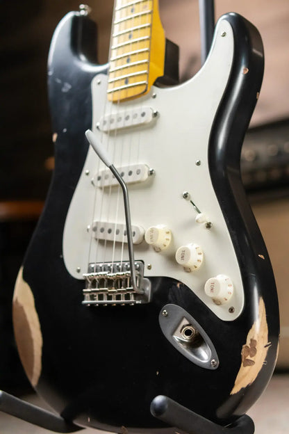 Nash S-57 Electric Guitar - Black with Hardshell Case