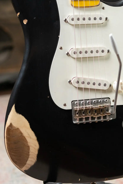 Nash S-57 Electric Guitar - Black with Hardshell Case