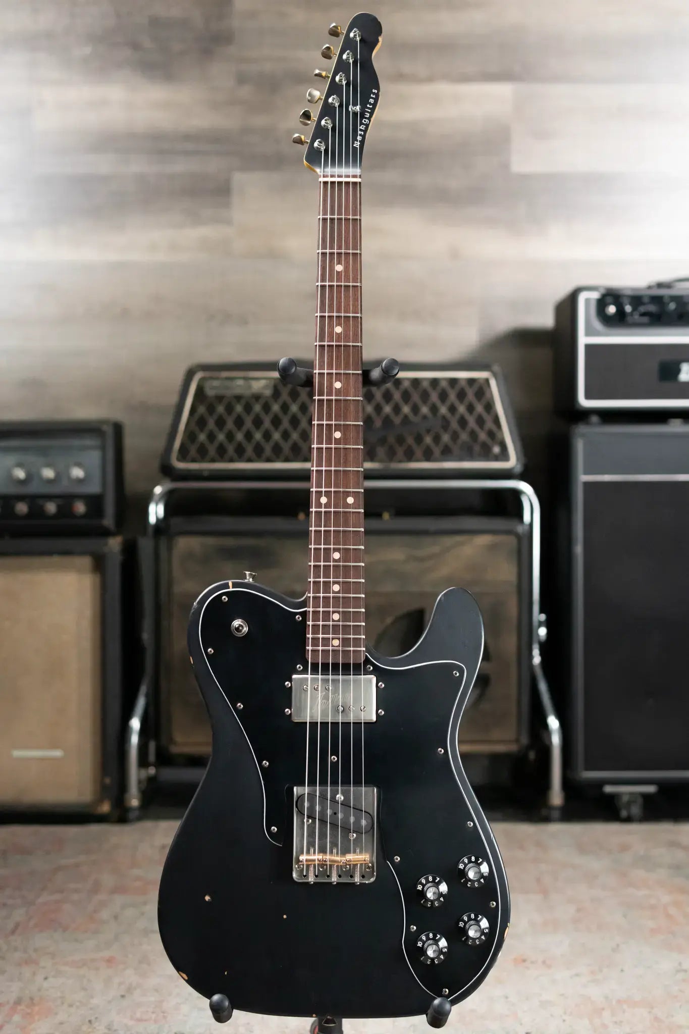 Nash TC-72 Electric Guitar - Black with Hardshell Case