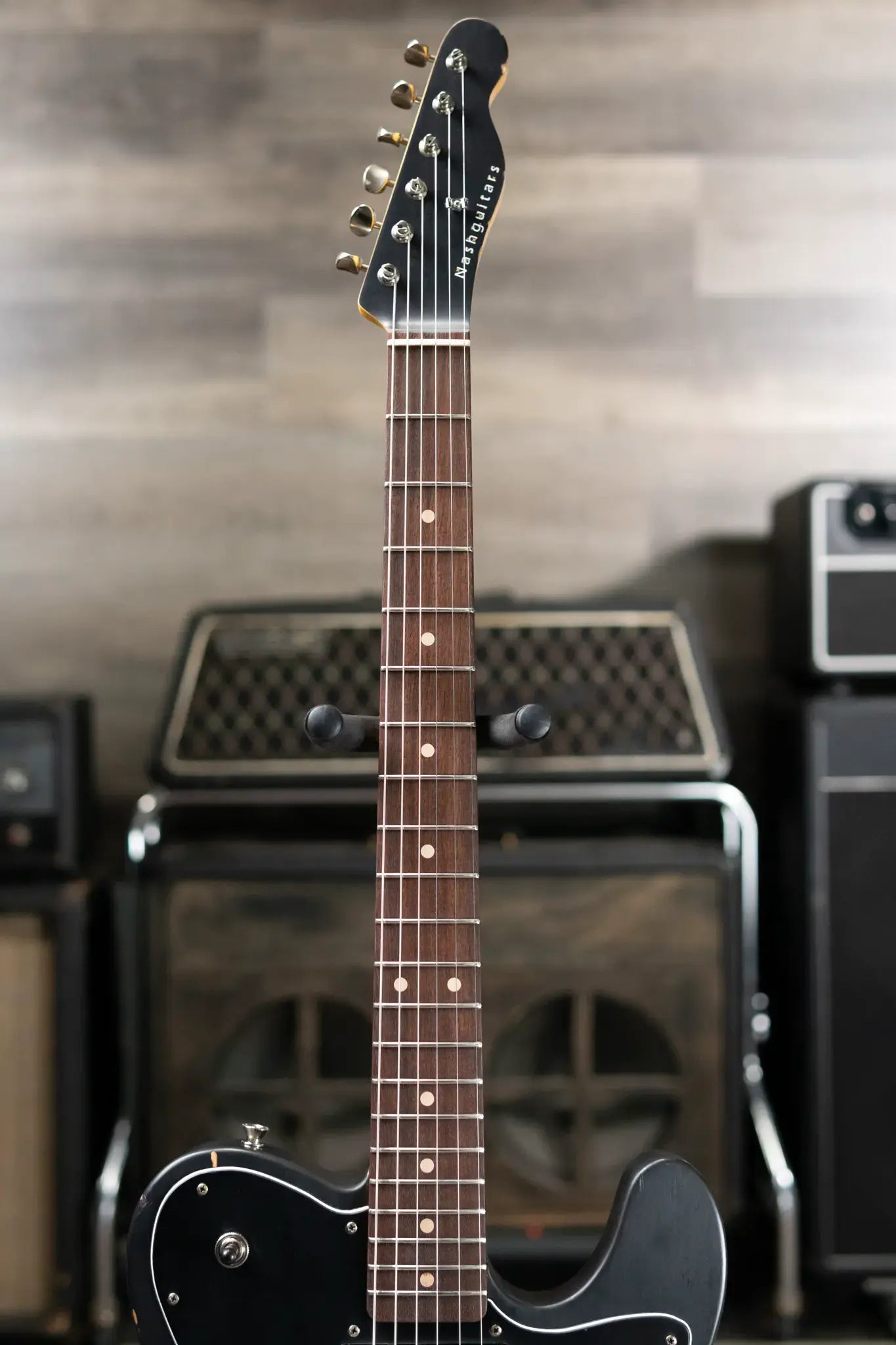 Nash TC-72 Electric Guitar - Black with Hardshell Case