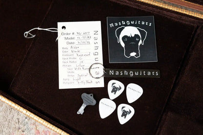 Nash TC-72 Electric Guitar - Black with Hardshell Case