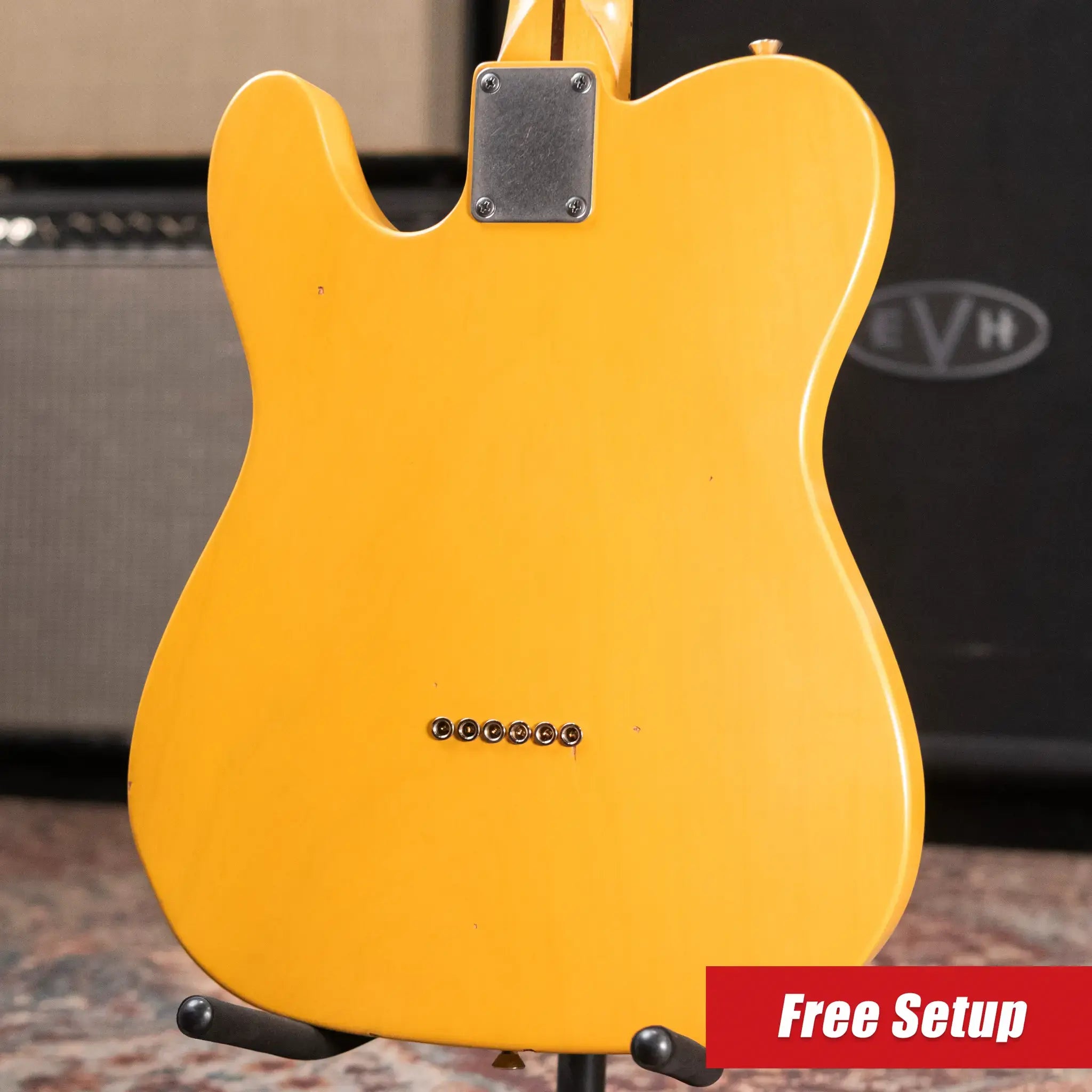 Nash T-52 Ash Body Light Aged Electric Guitar - Butterscotch Blonde with Hardshell Case