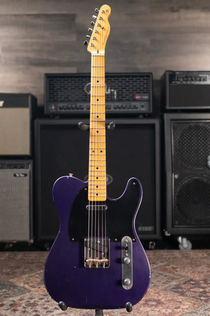 Nash T-52 Nautilus Neck Electric Guitar - Grape Metallic with Hardshell Case