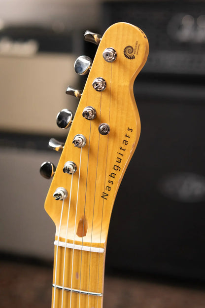 Nash T-52 Nautilus Neck Electric Guitar - Grape Metallic with Hardshell Case