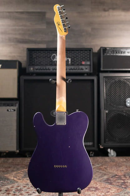 Nash T-52 Nautilus Neck Electric Guitar - Grape Metallic with Hardshell Case