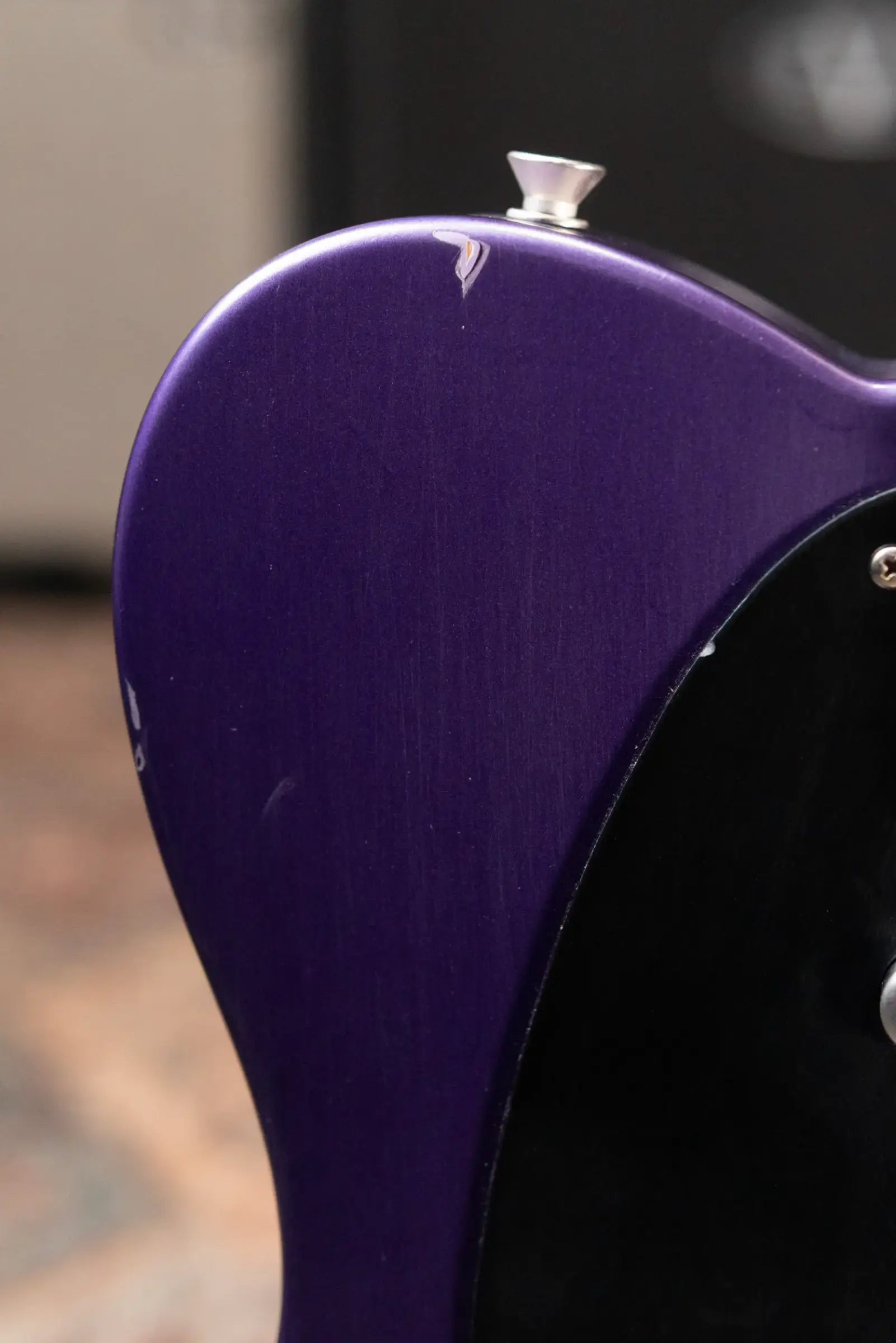 Nash T-52 Nautilus Neck Electric Guitar - Grape Metallic with Hardshell Case