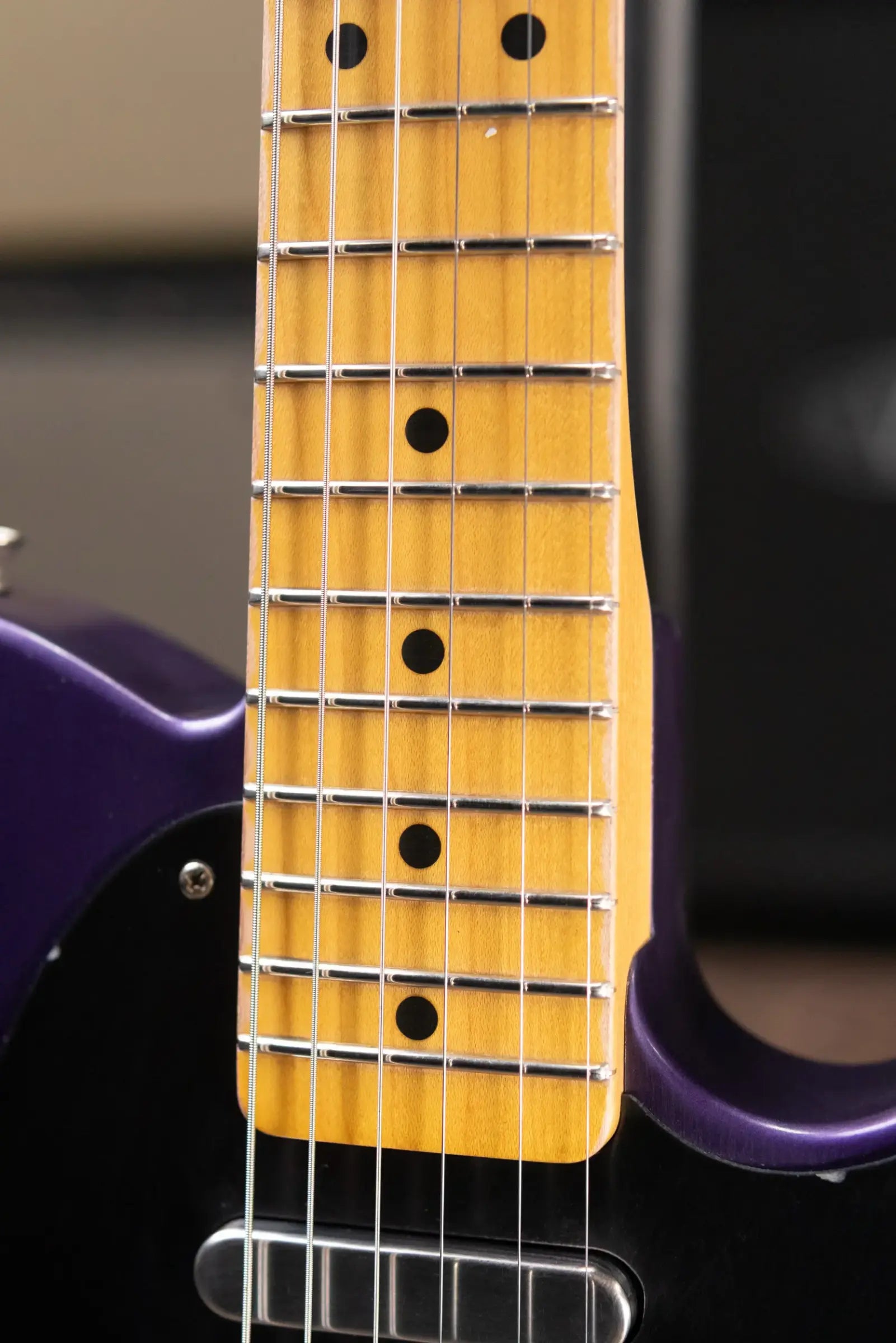 Nash T-52 Nautilus Neck Electric Guitar - Grape Metallic with Hardshell Case