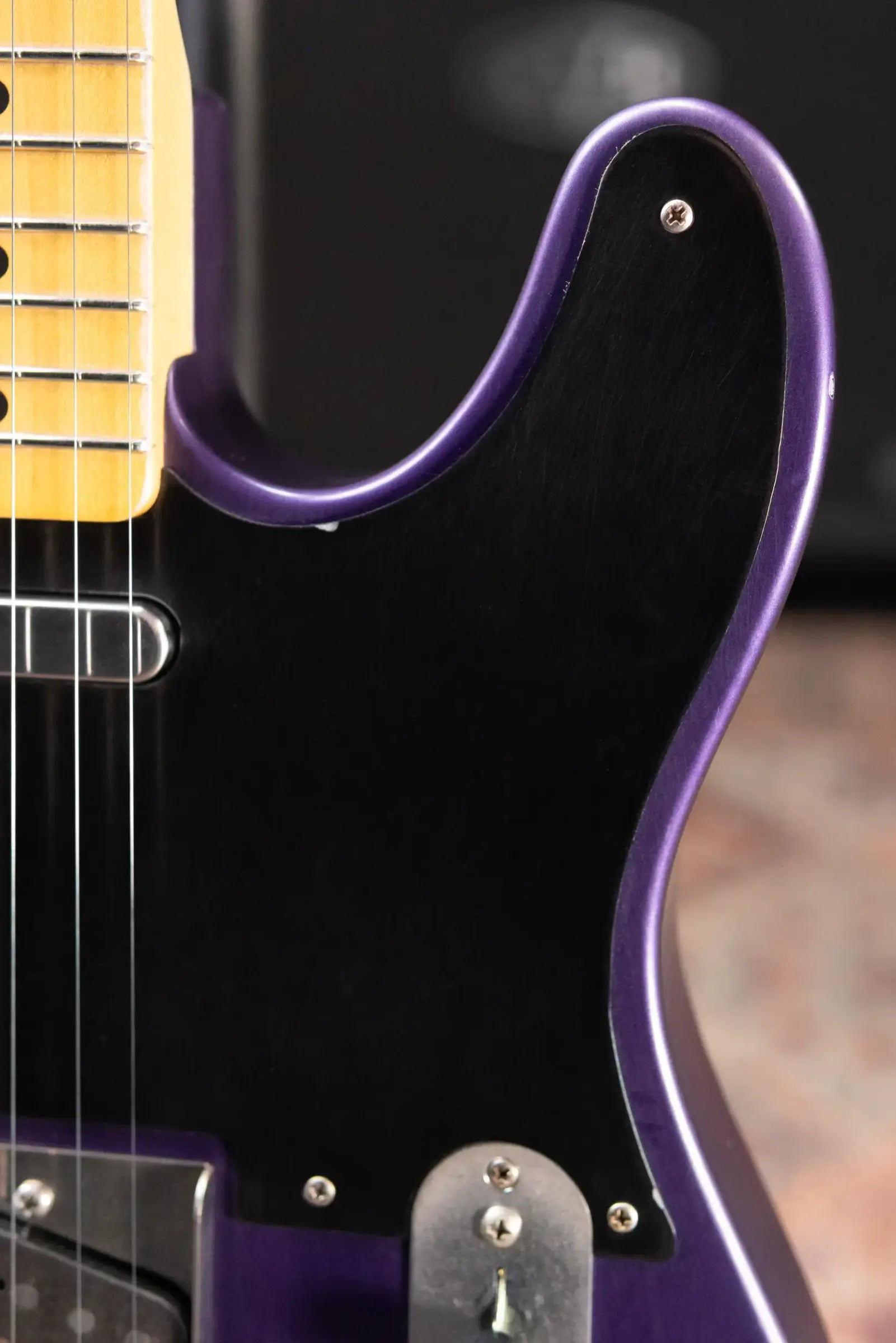 Nash T-52 Nautilus Neck Electric Guitar - Grape Metallic with Hardshell Case