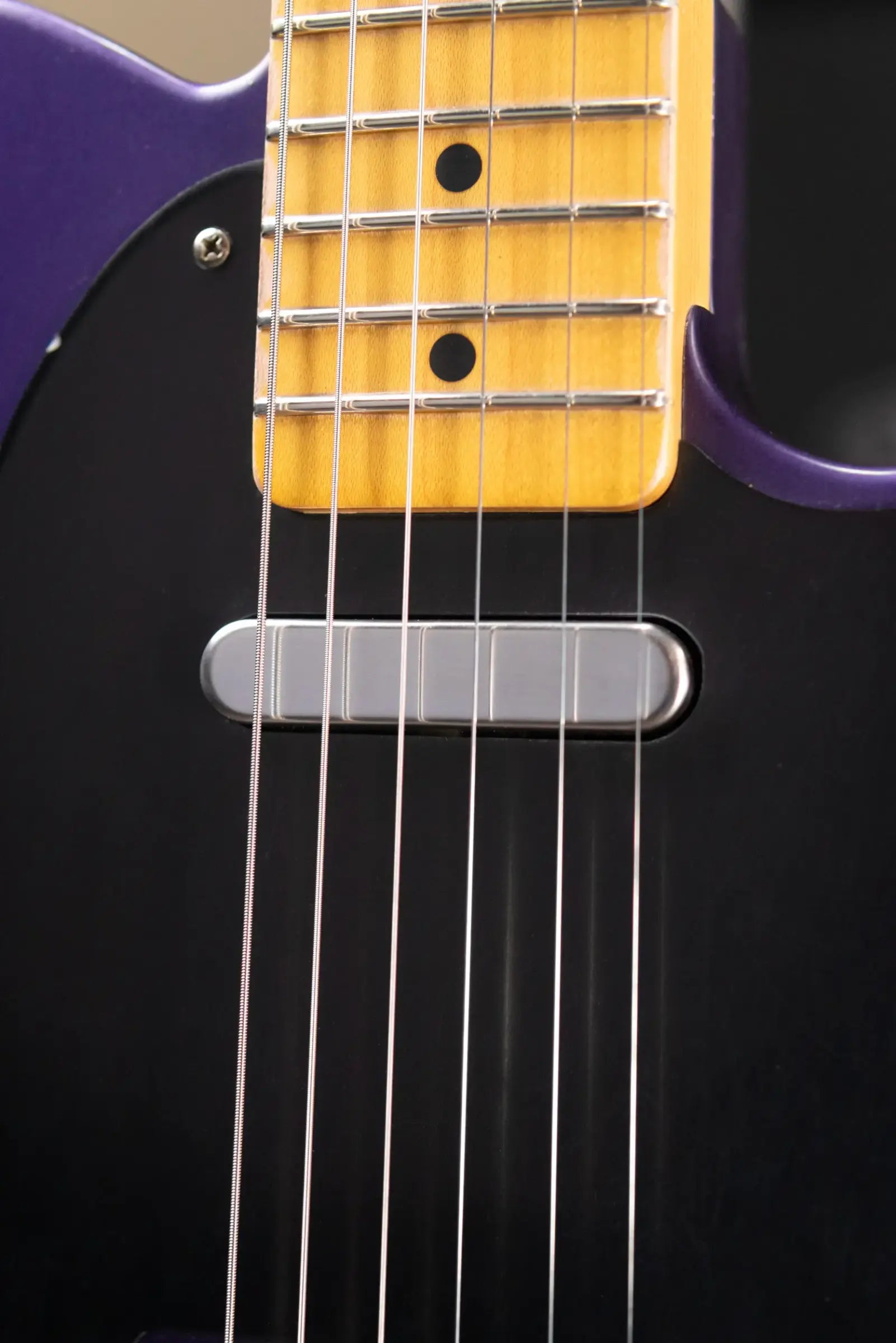 Nash T-52 Nautilus Neck Electric Guitar - Grape Metallic with Hardshell Case