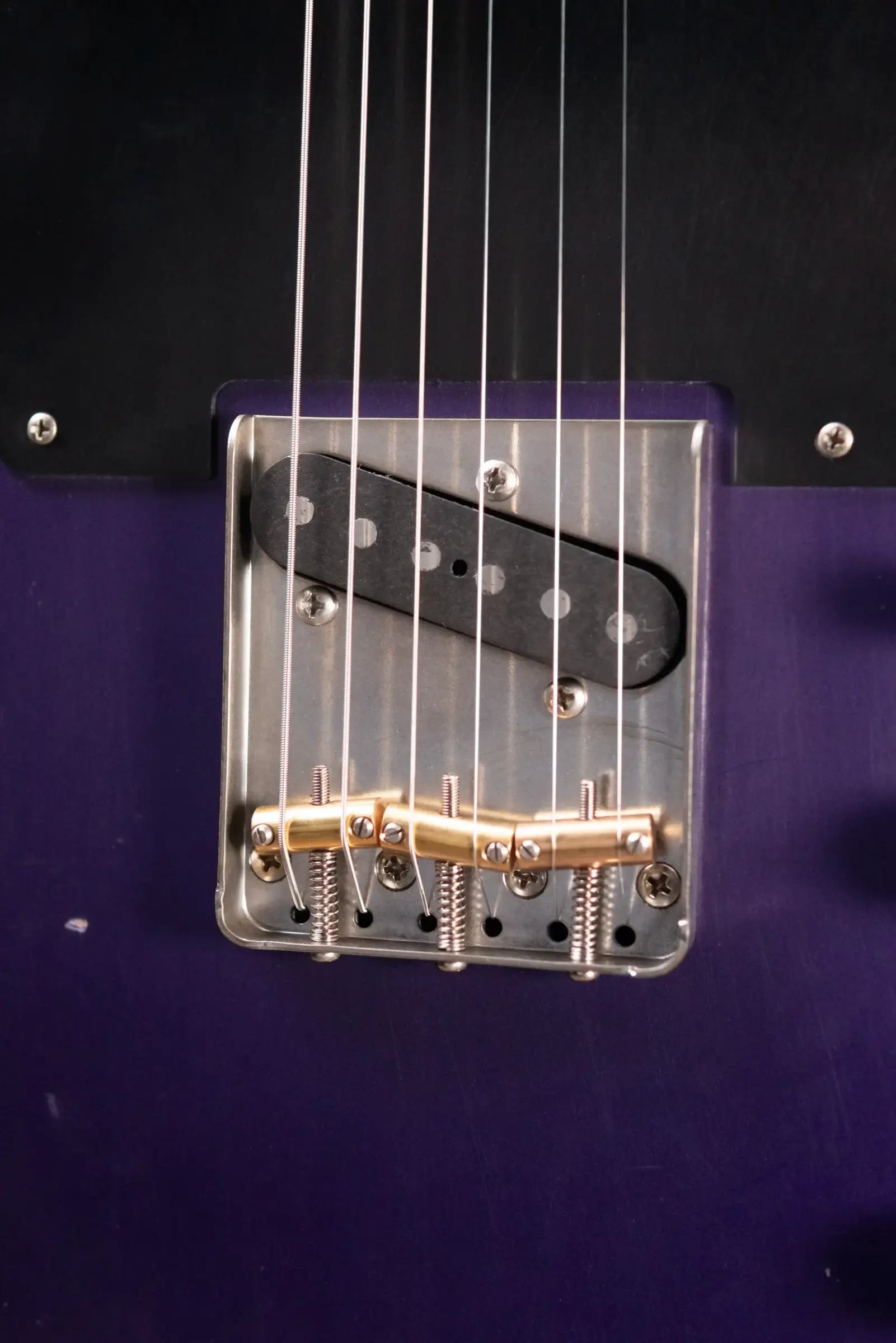 Nash T-52 Nautilus Neck Electric Guitar - Grape Metallic with Hardshell Case