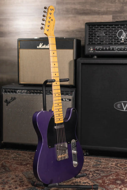 Nash T-52 Nautilus Neck Electric Guitar - Grape Metallic with Hardshell Case