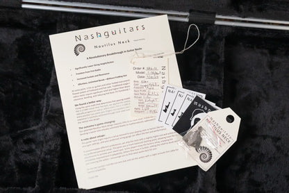 Nash T-52 Nautilus Neck Electric Guitar - Grape Metallic with Hardshell Case