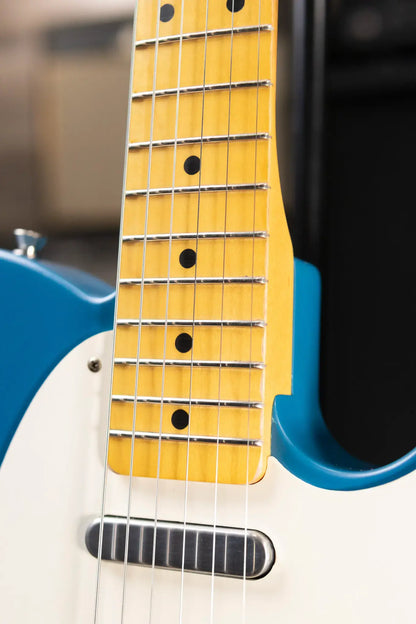 Nash T-57 Medium Aged Electric Guitar - New England Blue with Hardshell Case