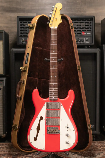 Nash WF-3/Trem Wayfarer Semi-Hollow Fiesta Red with Hardshell Case - Used