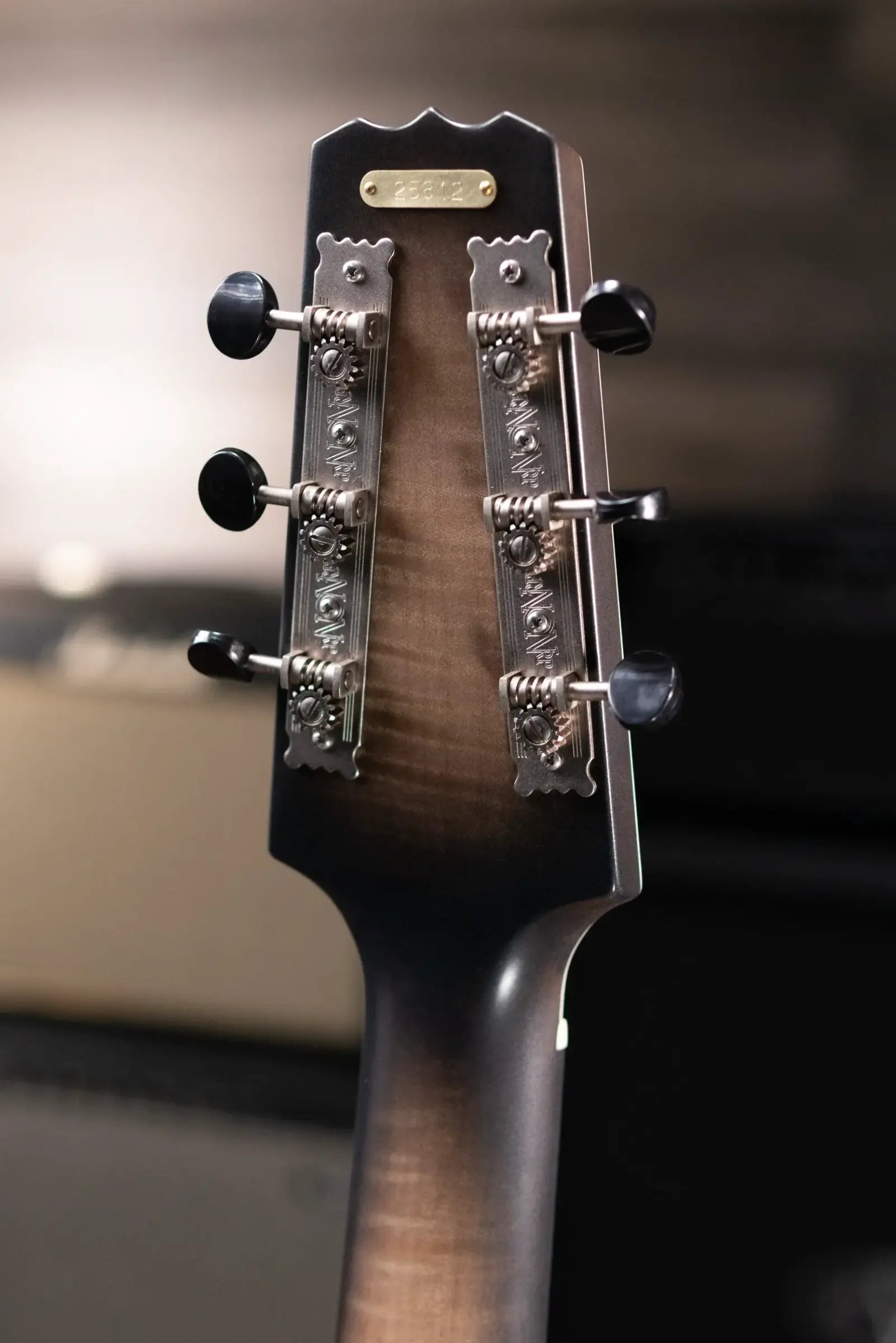 National Custom ResoLectric Guitar - Revolver with Pearloid Top and Hardshell Case