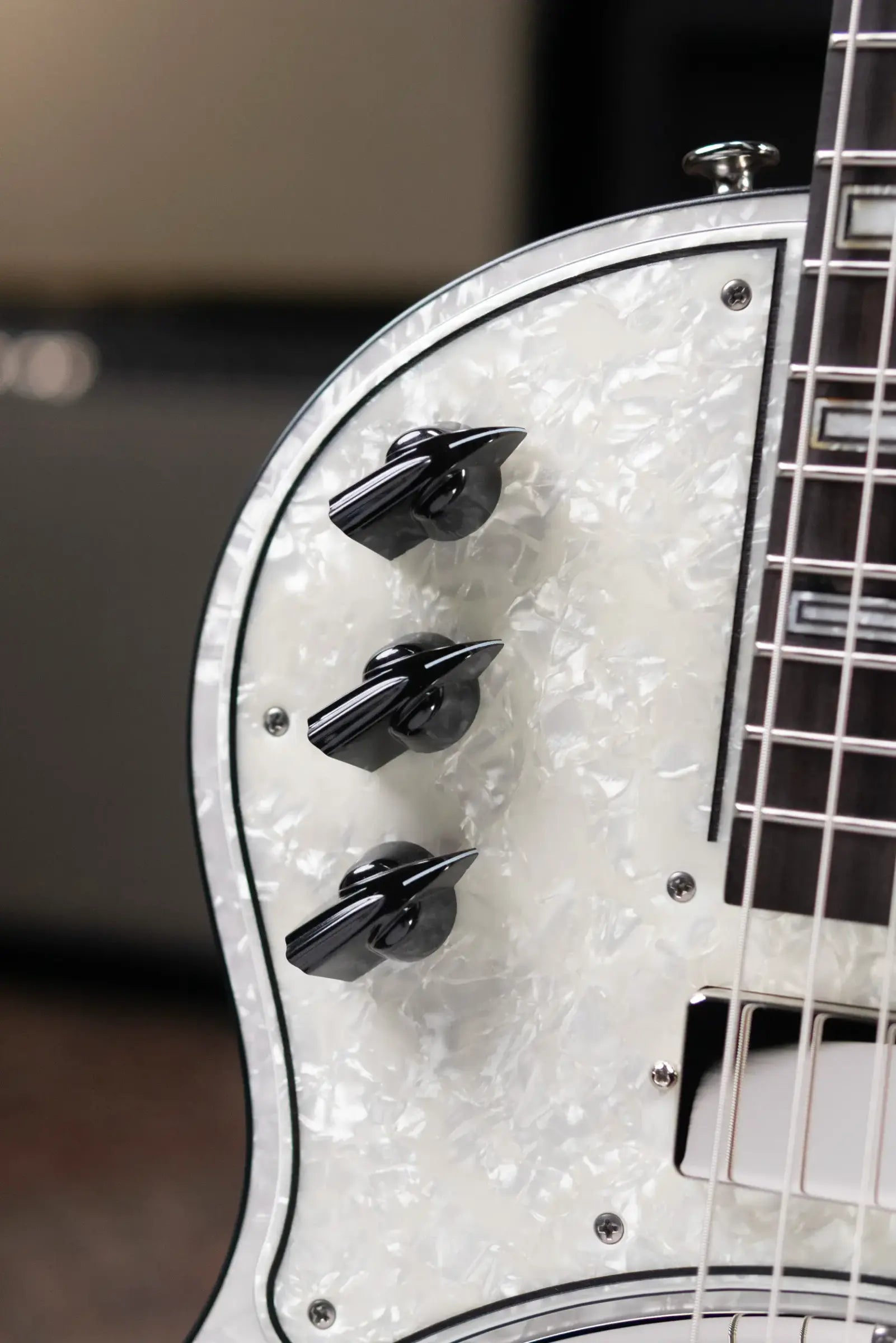 National Custom ResoLectric Guitar - Revolver with Pearloid Top and Hardshell Case