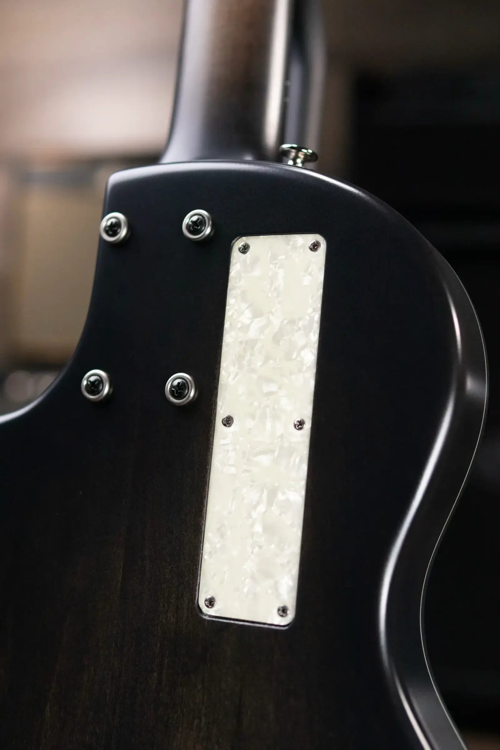 National Custom ResoLectric Guitar - Revolver with Pearloid Top and Hardshell Case