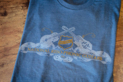 National Reso-Phonic T-Shirt, Demim Blue, S