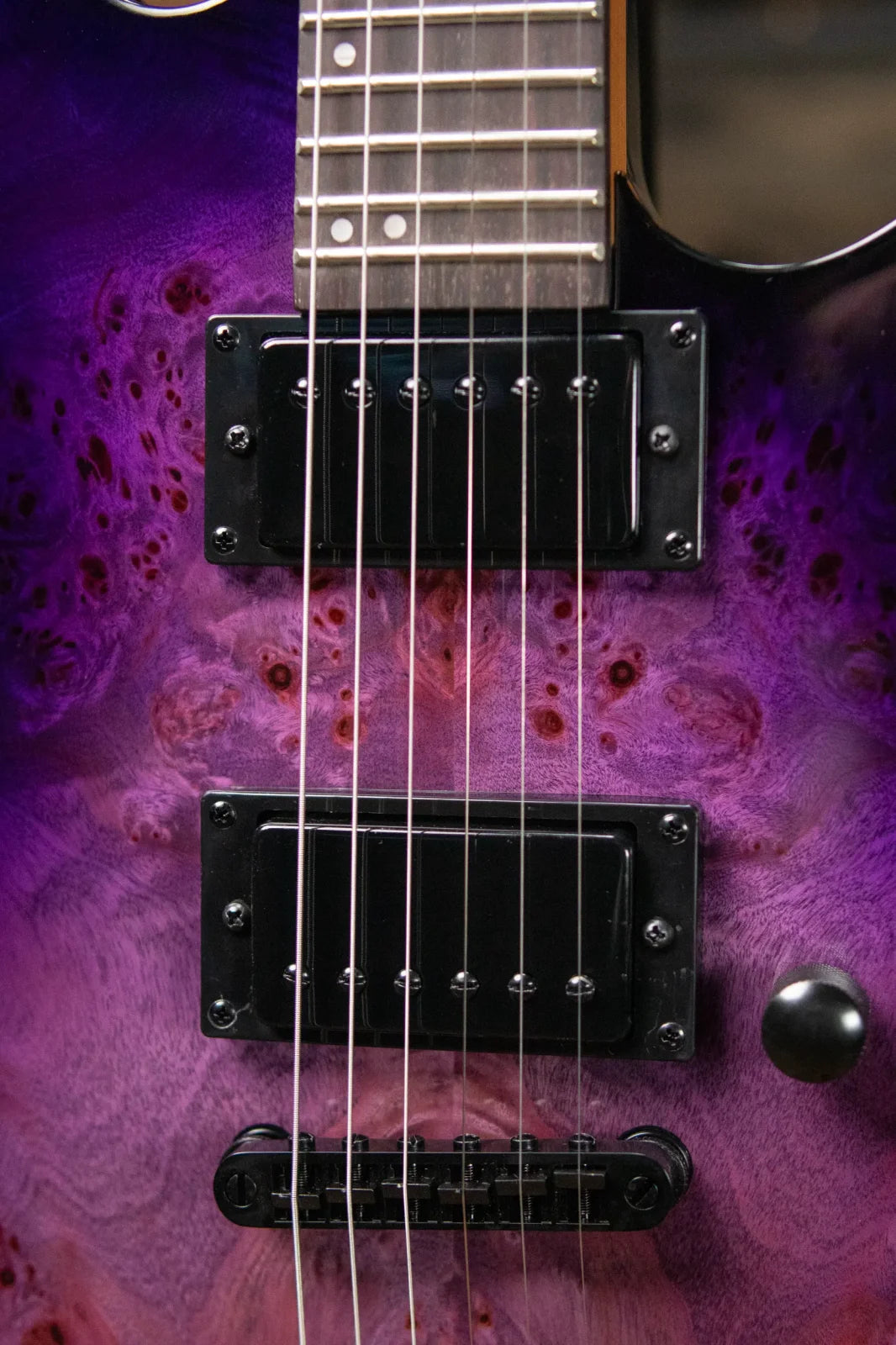 ESP LTD M-200DX NT Electric Guitar - Purple Burst