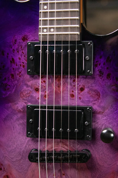 ESP LTD M-200DX NT Electric Guitar - Purple Burst