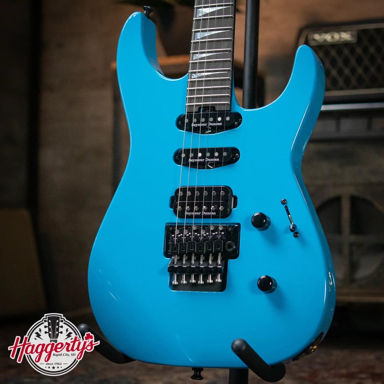 Jackson American Series Soloist SL3 - Riviera Blue with Foam Core Case