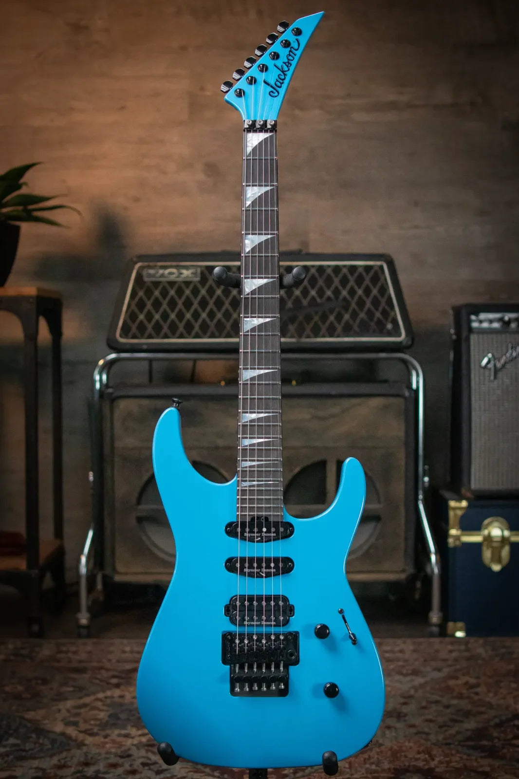 Jackson American Series Soloist SL3 - Riviera Blue with Foam Core Case