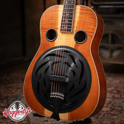 New Beard Guitars Legacy E Model Round Neck Custom Natural with Two Tone Upper Bout haggerty 01