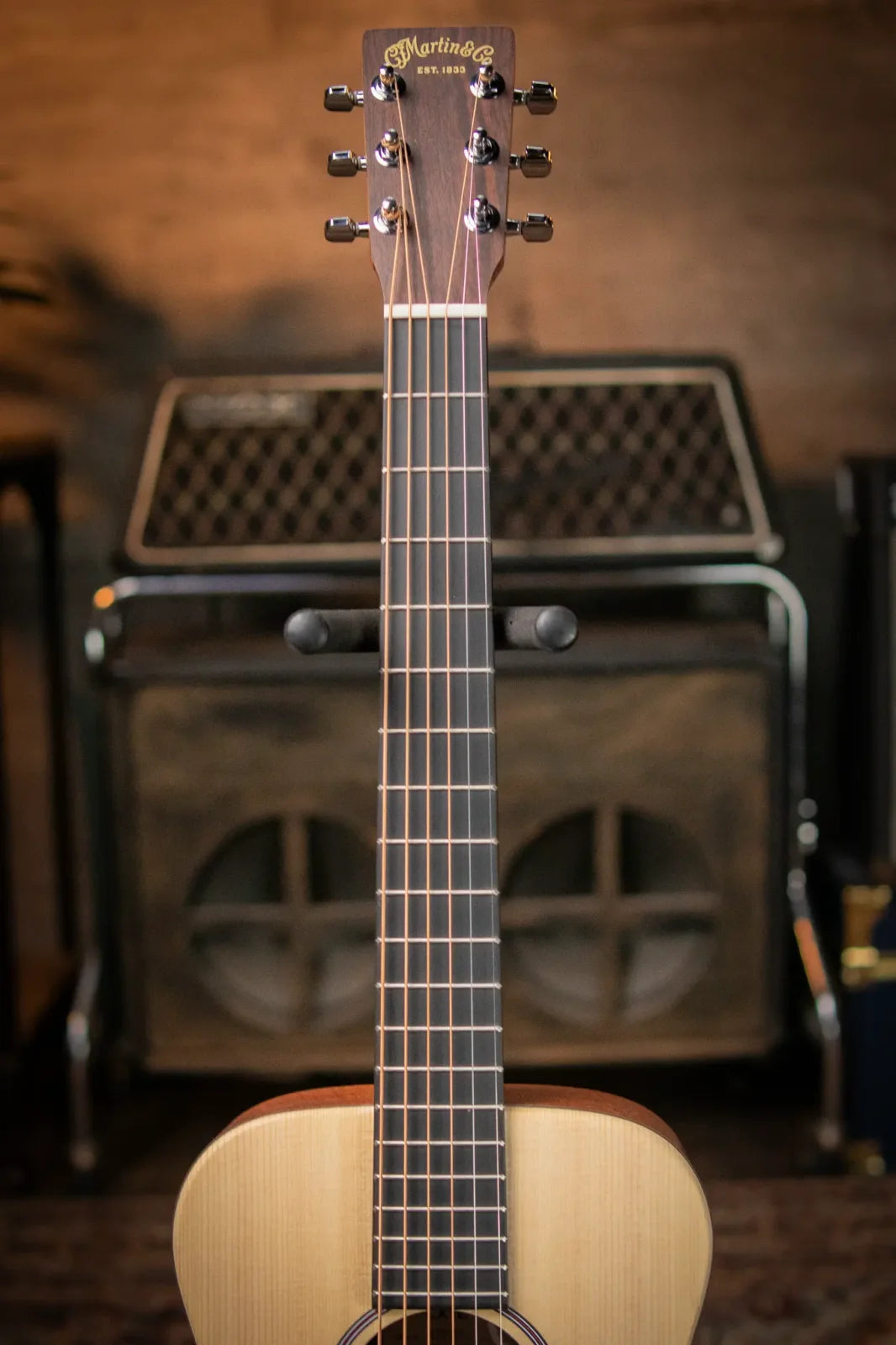 Martin LX1E Little Martin Acoustic-Electric Guitar, Natural with Gig Bag - Floor Model Demo