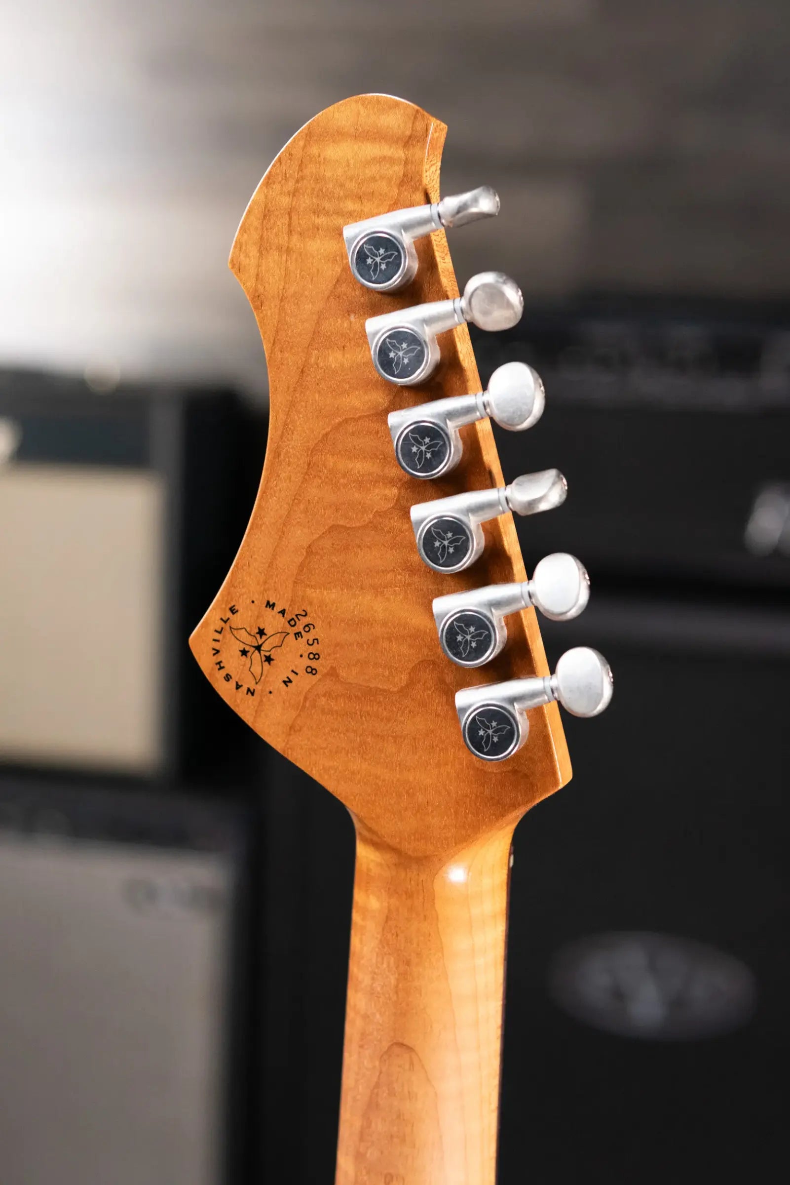Novo Custom Idris HH Electric Guitar - Root Beer Sparkle with Gig Bag