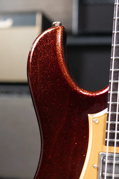 Novo Custom Idris HH Electric Guitar - Root Beer Sparkle with Gig Bag