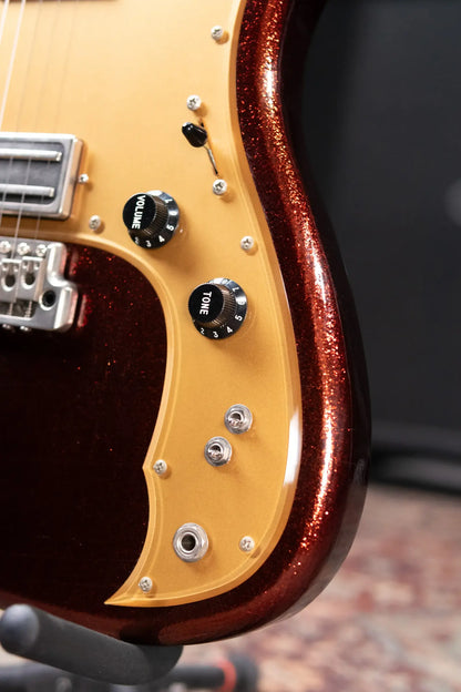 Novo Custom Idris HH Electric Guitar - Root Beer Sparkle with Gig Bag