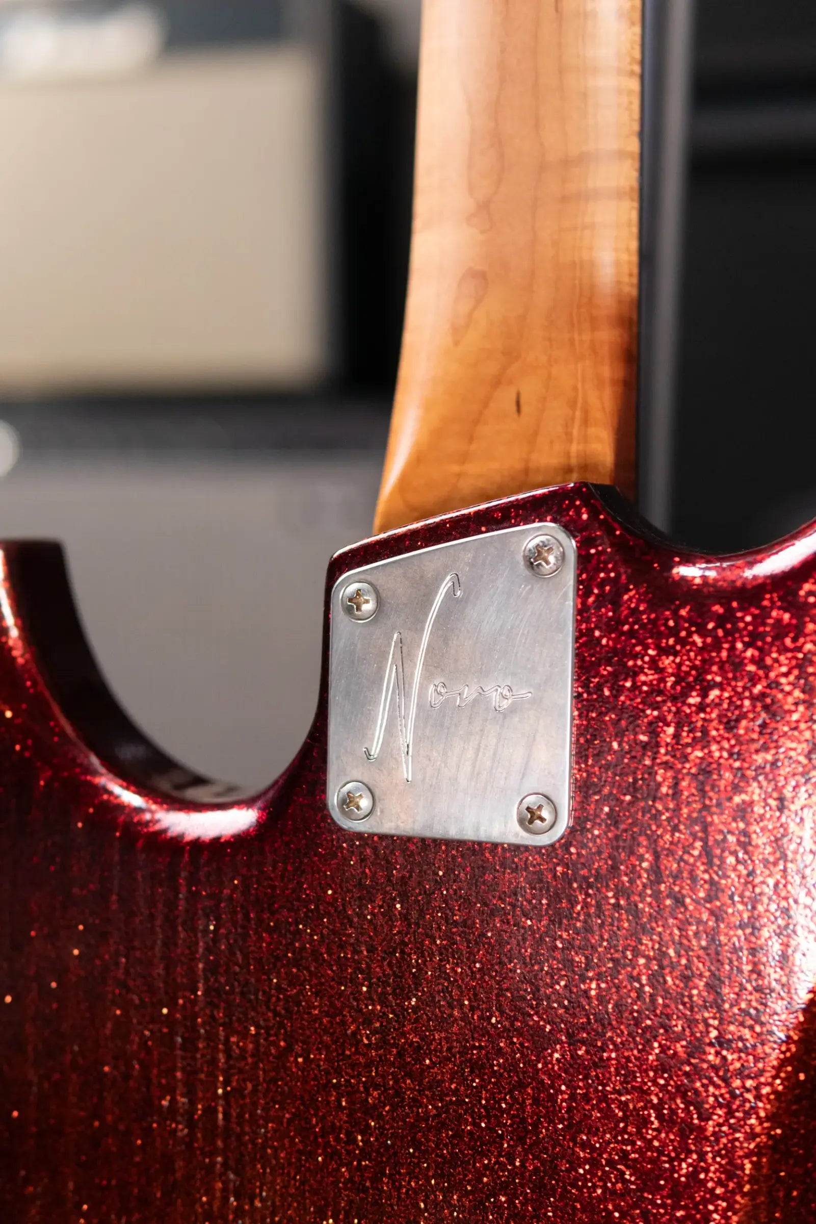 Novo Custom Idris HH Electric Guitar - Root Beer Sparkle with Gig Bag