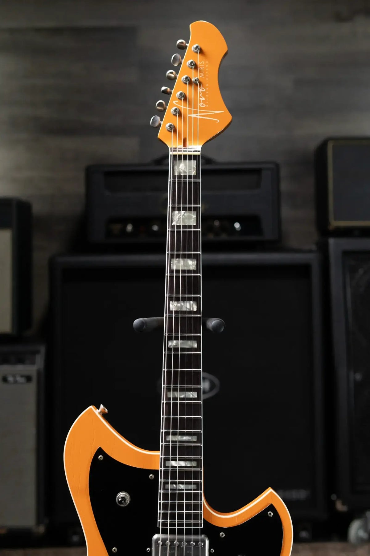 Novo Custom Shop Miris JHH Semi-Hollow Electric Guitar - Creamsicle with Gig Bag