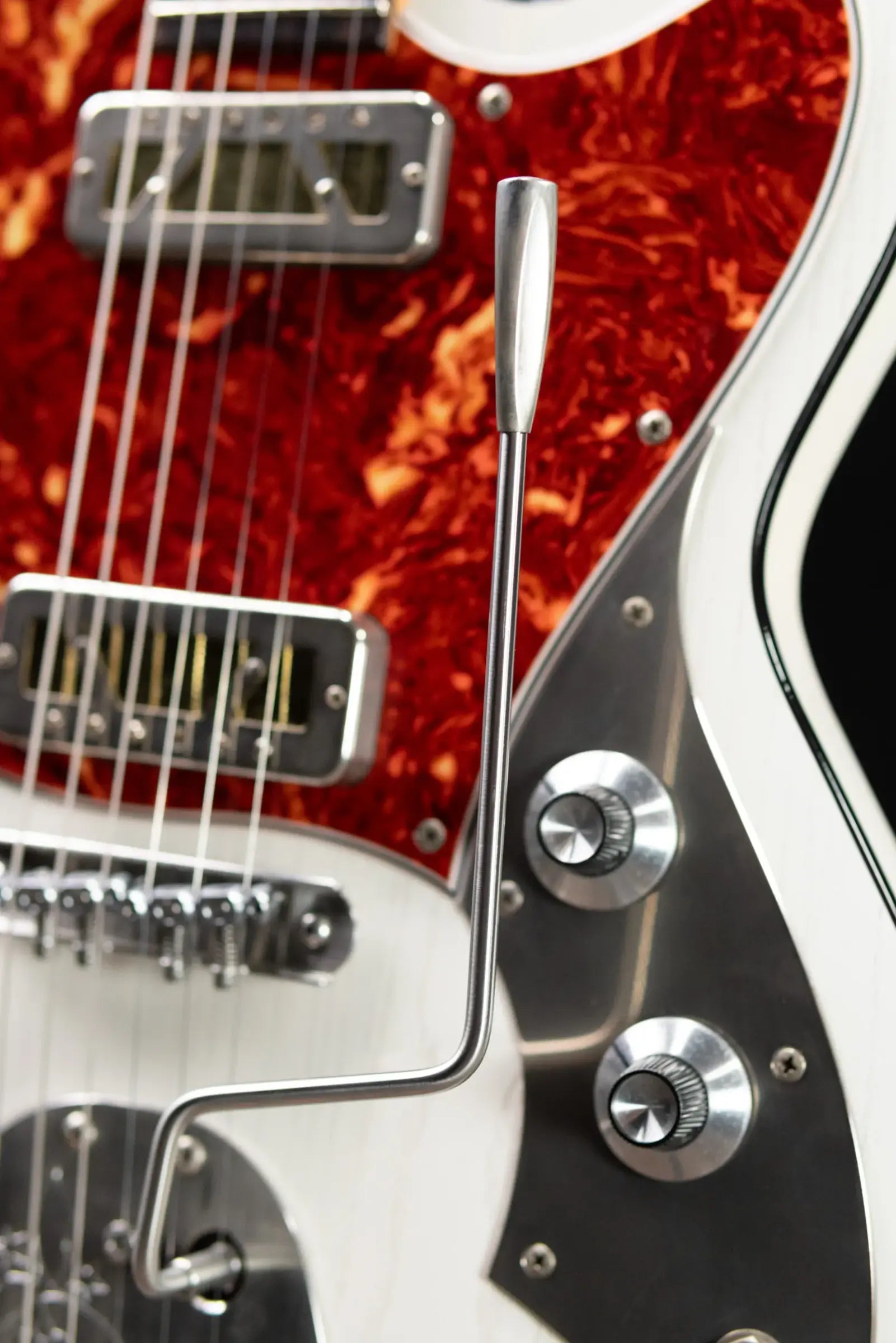 Novo Custom Shop Miris J Semi-Hollow Electric Guitar - Olympic White with Padded Soft Case