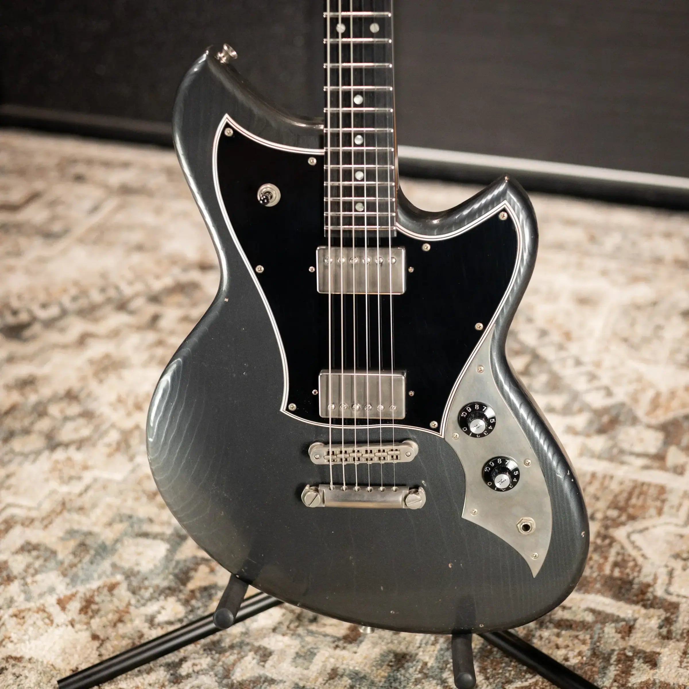 Novo Custom Shop Serus H2 Electric Guitar - Charcoal Frost with Gig Bag