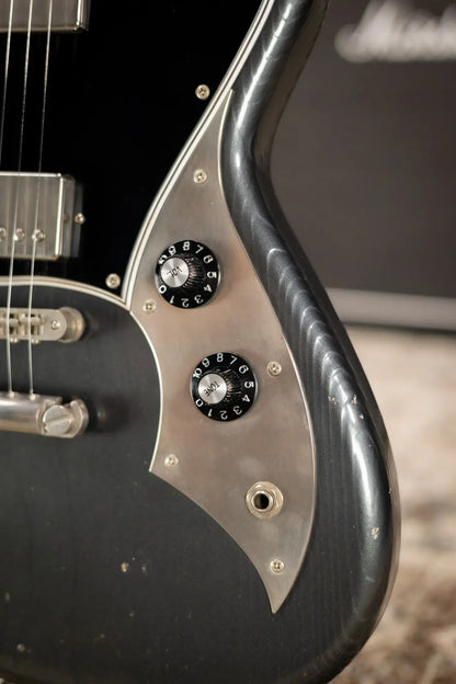 Novo Custom Shop Serus H2 Electric Guitar - Charcoal Frost with Gig Bag