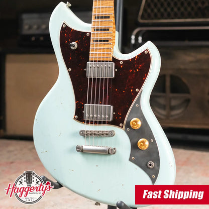 Novo Custom Shop Serus H2 Electric Guitar - Sonic Blue with Gig Bag