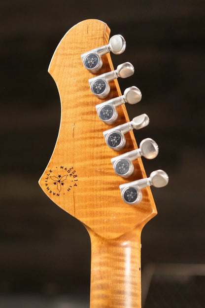 Novo Custom Shop Serus H2 Electric Guitar - Sonic Blue with Gig Bag