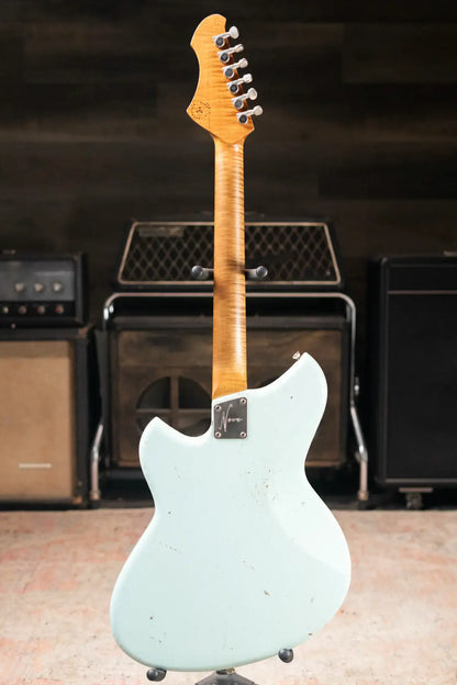 Novo Custom Shop Serus H2 Electric Guitar - Sonic Blue with Gig Bag