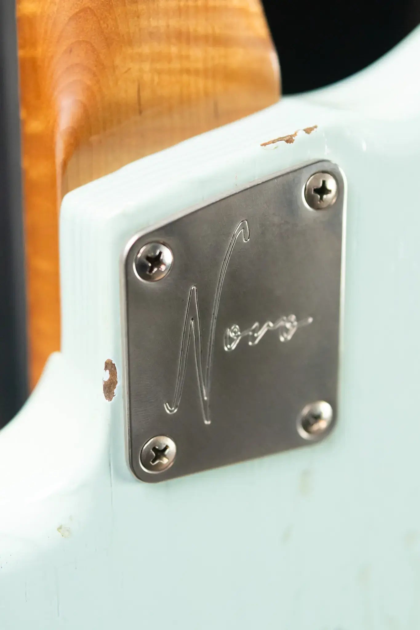 Novo Custom Shop Serus H2 Electric Guitar - Sonic Blue with Gig Bag