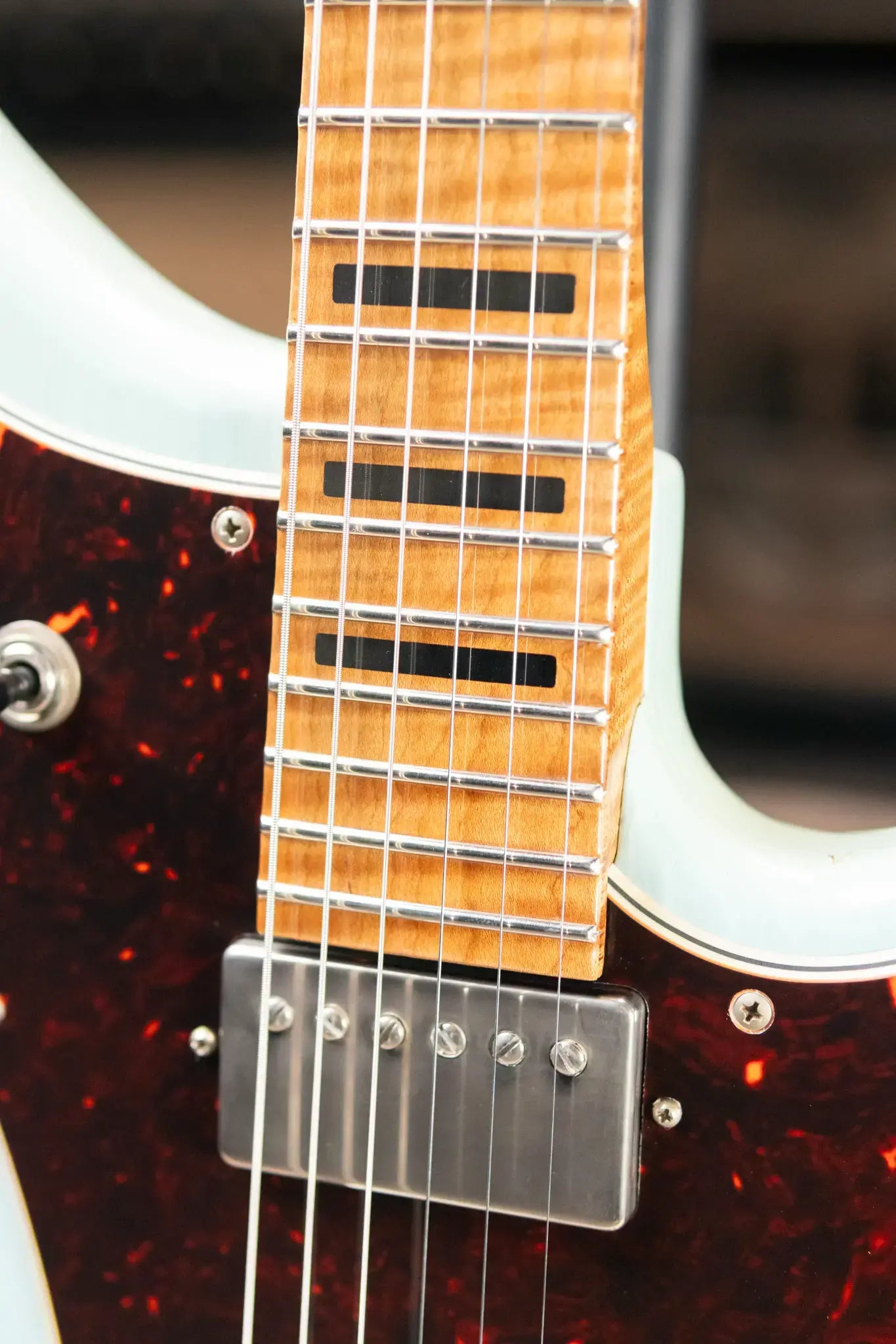 Novo Custom Shop Serus H2 Electric Guitar - Sonic Blue with Gig Bag