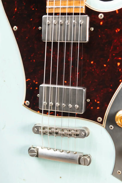 Novo Custom Shop Serus H2 Electric Guitar - Sonic Blue with Gig Bag