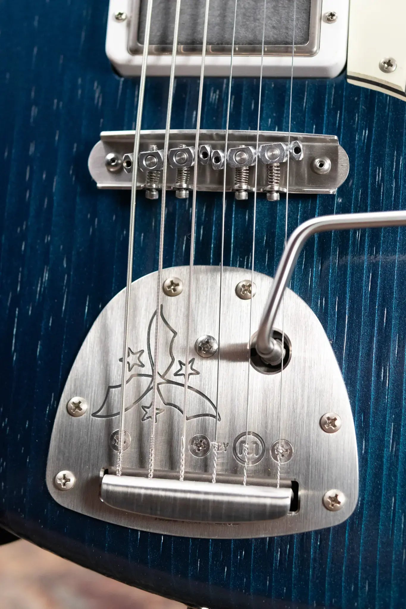 Novo Custom Shop Serus J Baritone Electric Guitar - Lake Como Blue with Softshell Case