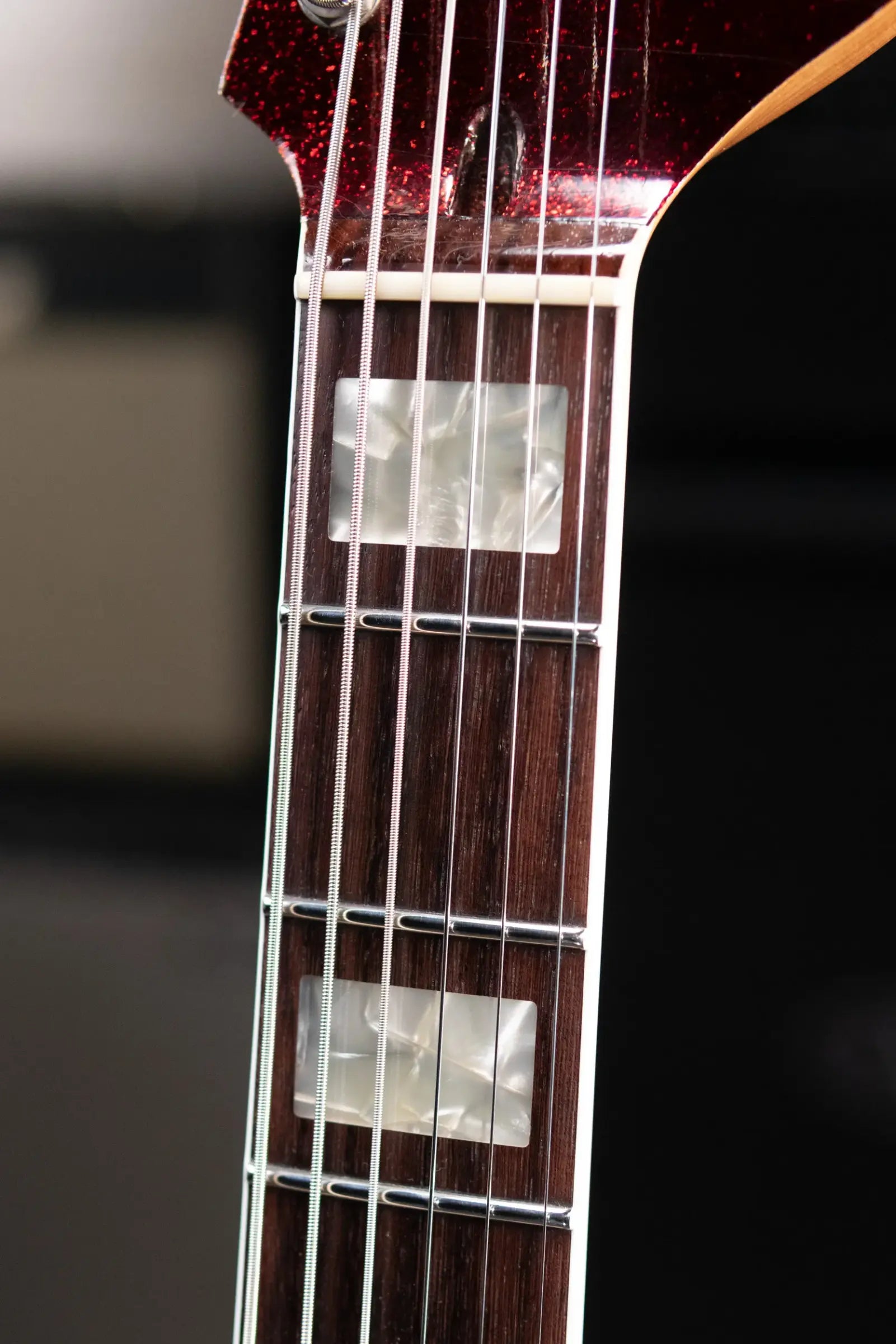 Novo Custom Shop Serus J Baritone Electric Guitar - Root Beer Sparkle with Gig Bag